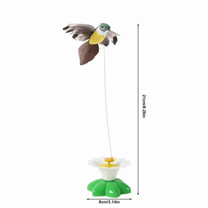 Cat Toy Simulation Rotating Electric Hummingbird Funny Cat Stick Automatic Funny Cat Hummingbird Toy Kitten Pet Supplies