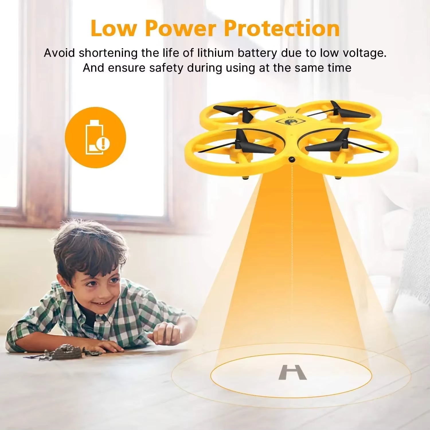 UFO RC Mini Quadcopter Induction Drone Smart Watch Remote Sensing Gesture Aircraft Hand Control Drone Altitude Hold Kids