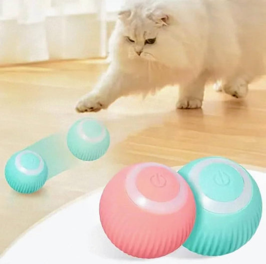 Brinquedo Elétrico para Gatos - Bola Interativa Automática