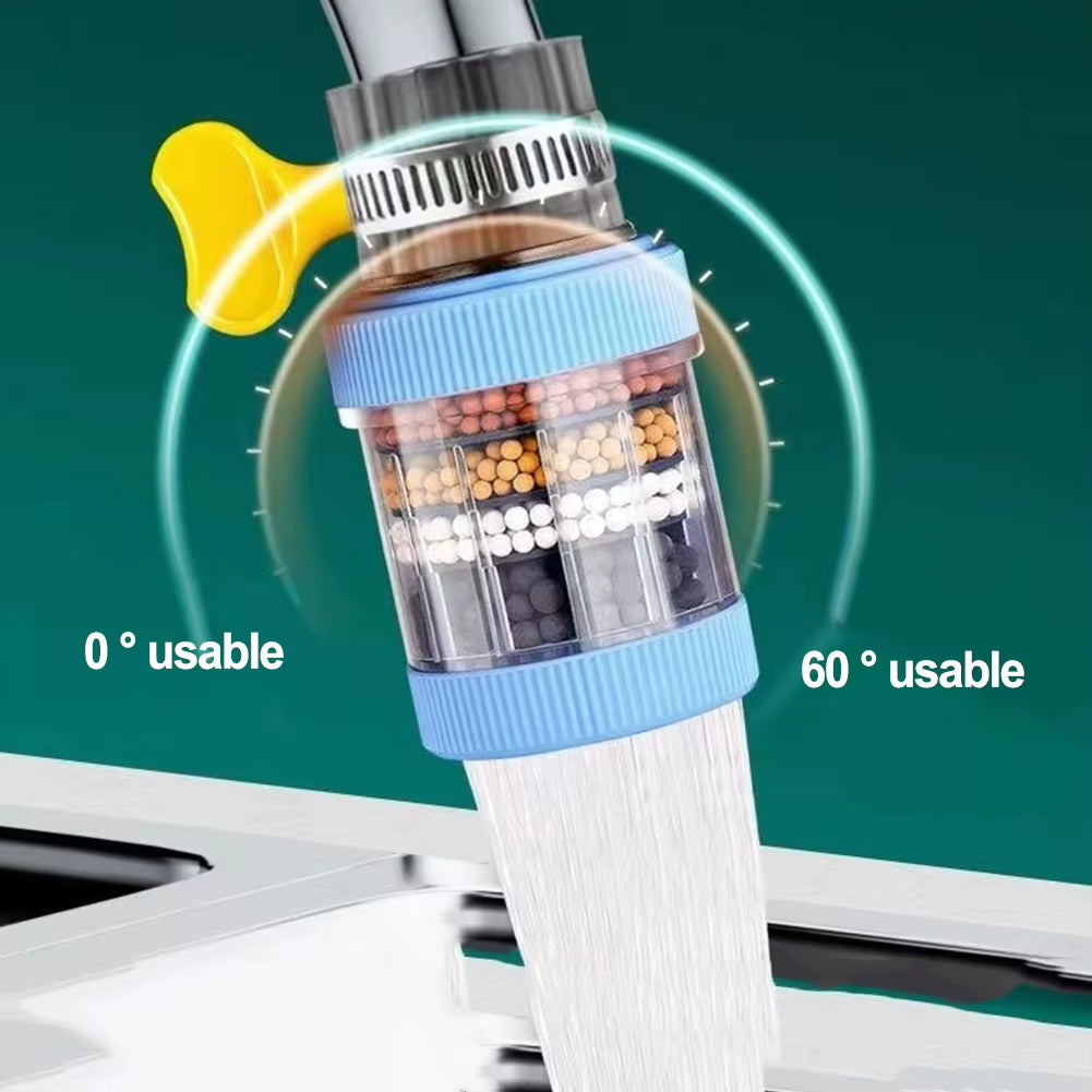 6Layer Water Filter Tap Faucet Filter Nozzle Kitchen Foamer Universal Shower Water Purifier Home Water Filter Kitchen Accesories