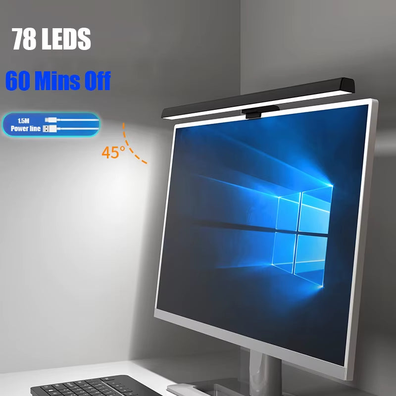 330/500MM LED Computer Light Adjustable Color Temperature Monitor Light Bar Eye-Care LED Desk Lamp USB Powered Lamp for Computer