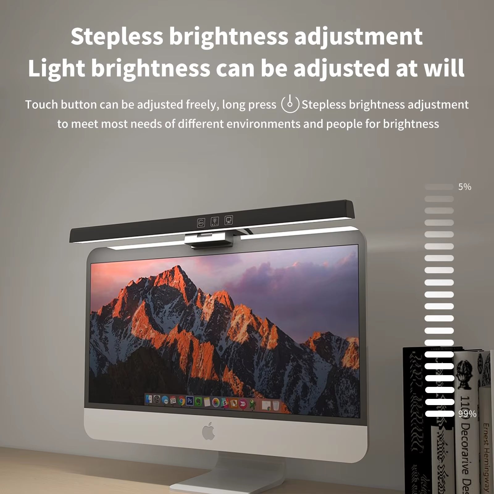 330/500MM LED Computer Light Adjustable Color Temperature Monitor Light Bar Eye-Care LED Desk Lamp USB Powered Lamp for Computer