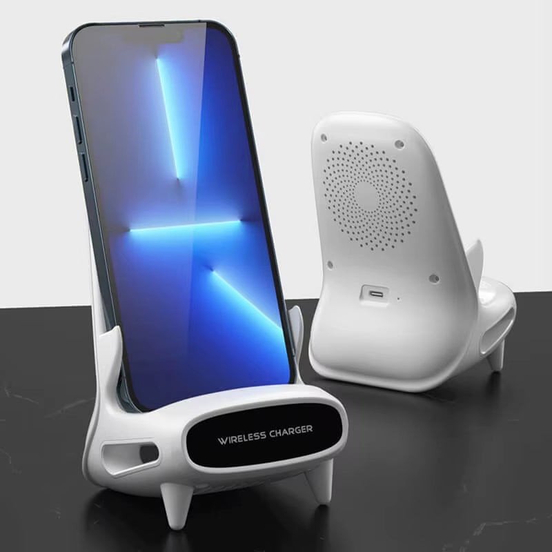 Mini Chair Wireless Fast Charger Multifunctional Phone Holder Charge Dock Station for Huawei Iphone 14 13 Charging Dropshipping